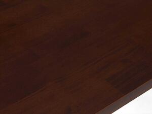 Dřevěný jídelní stůl masivní gumovník Milano 120x80