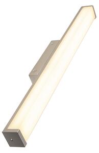 Moderní nástěnná lampa do koupelny ocel 62 cm IP44 - Cascada