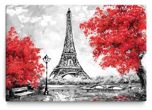 Malvis Obraz malby Paříž Velikost: 100x80 cm