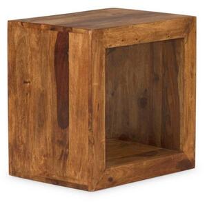 Sob nabytek | Dřevěný odkládací stolek, kostka, z palisandru Square F0A00001090W