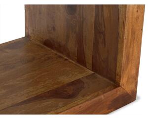 Dřevěný odkládací stolek, kostka, z palisandru Square