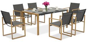 Zahradní nábytek pro 6 osob Lugo Garden Point antracitový