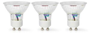 Nedis LBGU10P163P3 - SADA 3x LED Žárovka GU10/4,5W/230V 2700K