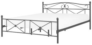 Manželská postel 180 cm Ramirez (černá) (s roštem). 1075597