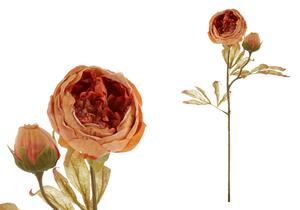 Autronic Růže, umělá květina, barva oranžová KUM3330-OR