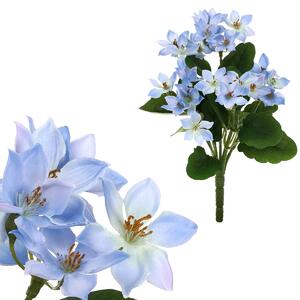 Autronic Plamenka, květina umělá, barva modrá KT7913 BLUE