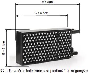 Kovovégarnýže.cz Garnýže Square line elegance palermo bílá lesklá Varianta jednořadá nebo dvouřadá: Jednořadá, Délka: 0-100cm, Uchycení látky: jezdec+šnekový háček