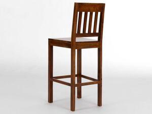 Barová židle Kashmir hnědá (Židle z masivu - palisandr)
