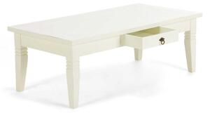 Konferenční stolek Jodpur 130x65 bílý