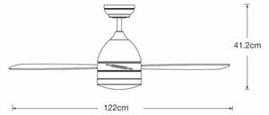 Lucci air 513075 - LED Stropní ventilátor LED/25W/230V 3000/4200/6500K + DO