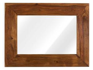 Zrcadlo s palisandrovým rámem Squarus 120x90