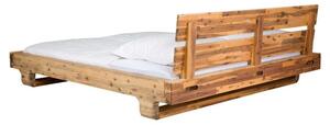 Dřevěná postel Madrid 180x200 akát