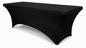 IvoQ streový ubrus na stl erný - 183 x 76 x 76 cm - Pro skládací stl, bufetový stl a party stl - Obdélníkový - Nemakavý