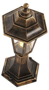 Venkovní lampa starožitné zlato 42 cm IP44 - New Haven