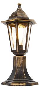 Venkovní lampa starožitné zlato 42 cm IP44 - New Haven