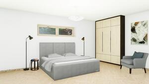 Slumberland DOVER - čalouněná postel s jemným designem ATYP