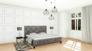 Slumberland OXFORD - čalouněná postel s vysokým čelem 80 x 190 cm