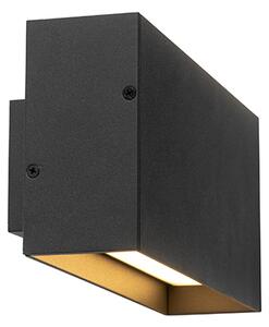 Moderní nástěnné svítidlo antracitové vč. LED IP54 - Spector
