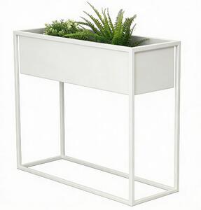 Kovový květináč Jasmine bílá RAL 9016