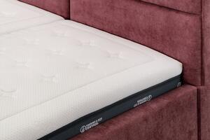 Slumberland BELFAST - čalouněná postel s výrazným čelem