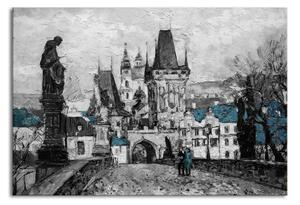 Malvis Obraz - Reprodukce Praha Karlův most III Velikost (šířka x výška): 60x40 cm