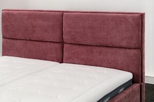 Slumberland BELFAST - čalouněná postel s výrazným čelem ATYP