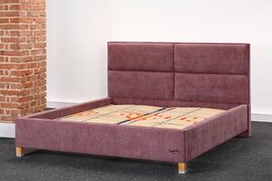 Slumberland BELFAST - čalouněná postel s výrazným čelem 100 x 200 cm