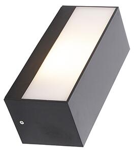Moderní nástěnné svítidlo černé IP65 - Houks