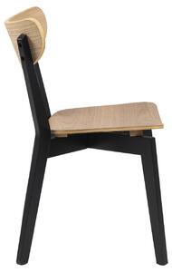 Židle Roxby černá/přírodní