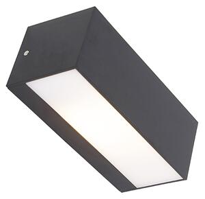 Moderní nástěnné svítidlo černé IP65 - Houks