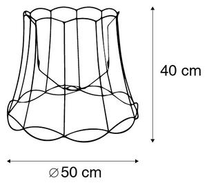 Kovový stínidlo černé 50/40 - Granny Frame