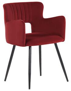 Set 2 ks jídelních židlí Shelba (červená). 1075757