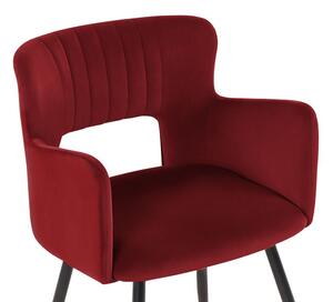 Set 2 ks jídelních židlí Shelba (červená). 1075757