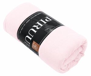 Jersey prostěradlo EVA 200x220 cm SVĚTLE RŮŽOVÉ