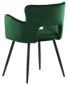 Set 2 ks jídelních židlí Shelba (smaragdová). 1075758