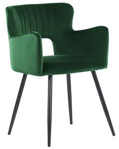Set 2 ks jídelních židlí Shelba (smaragdová). 1075758