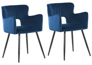 Set 2 ks jídelních židlí Shelba (tmavě modrá). 1075762