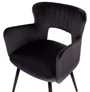 Set 2 ks jídelních židlí Shelba (černá). 1075767