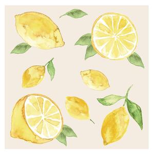 Papírové ubrousky Lemons – 20 ks