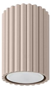 Stropní svítidlo Karbon, 1x tmavěbéžové hliníkové stínítko, (10 cm)