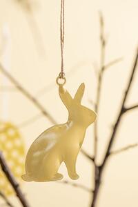 Kovová velikonoční ozdoba Bunny/Rooster Wheat Straw Zajíc