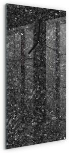 Skleněné hodiny vertikální Grafit zsppc-30x60-00170920