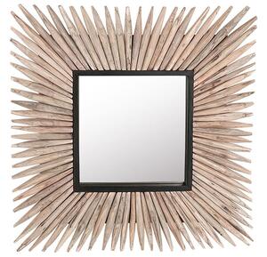 Nástěnné zrcadlo Stavrola (světlé dřevo). 1075793