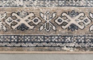 Šedý koberec s orientálními vzory DUTCHBONE Mahal 200x30 cm