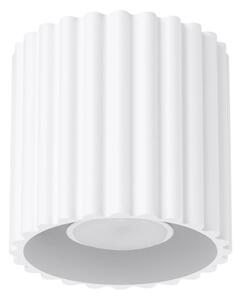 Stropní svítidlo Aura, 1x bílé hliníkové stínítko, (10 cm)