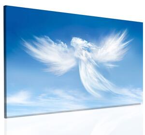 Malvis Andělské zjevení modré Velikost (šířka x výška): 90x60 cm