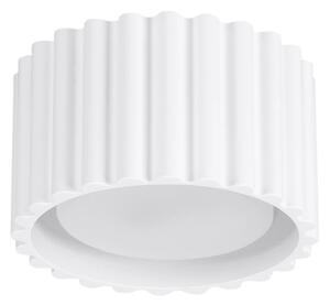 Stropní svítidlo Aura, 1x bílé hliníkové stínítko, (6 cm)