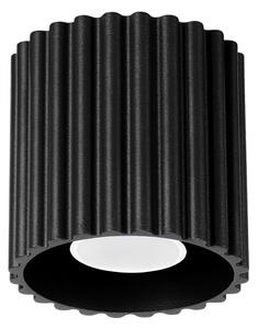 Stropní svítidlo Aura, 1x černé hliníkové stínítko, (10 cm)
