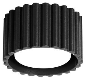 Stropní svítidlo Aura, 1x černé hliníkové stínítko, (6 cm)