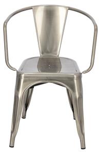Židle s područkami Paris Arms metalická